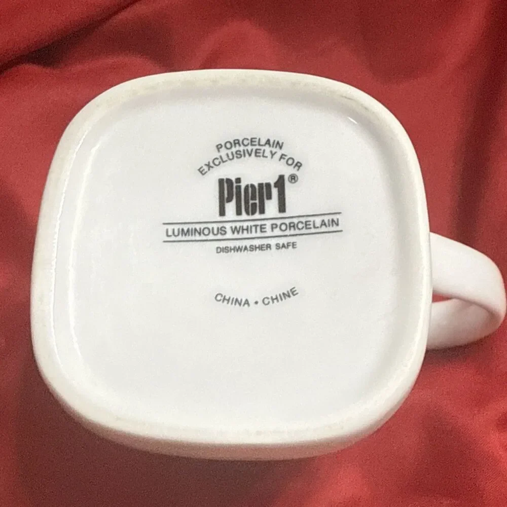 Pier‎ 1 Luminous White Porcelain Creamer Pitcher 3-1/4